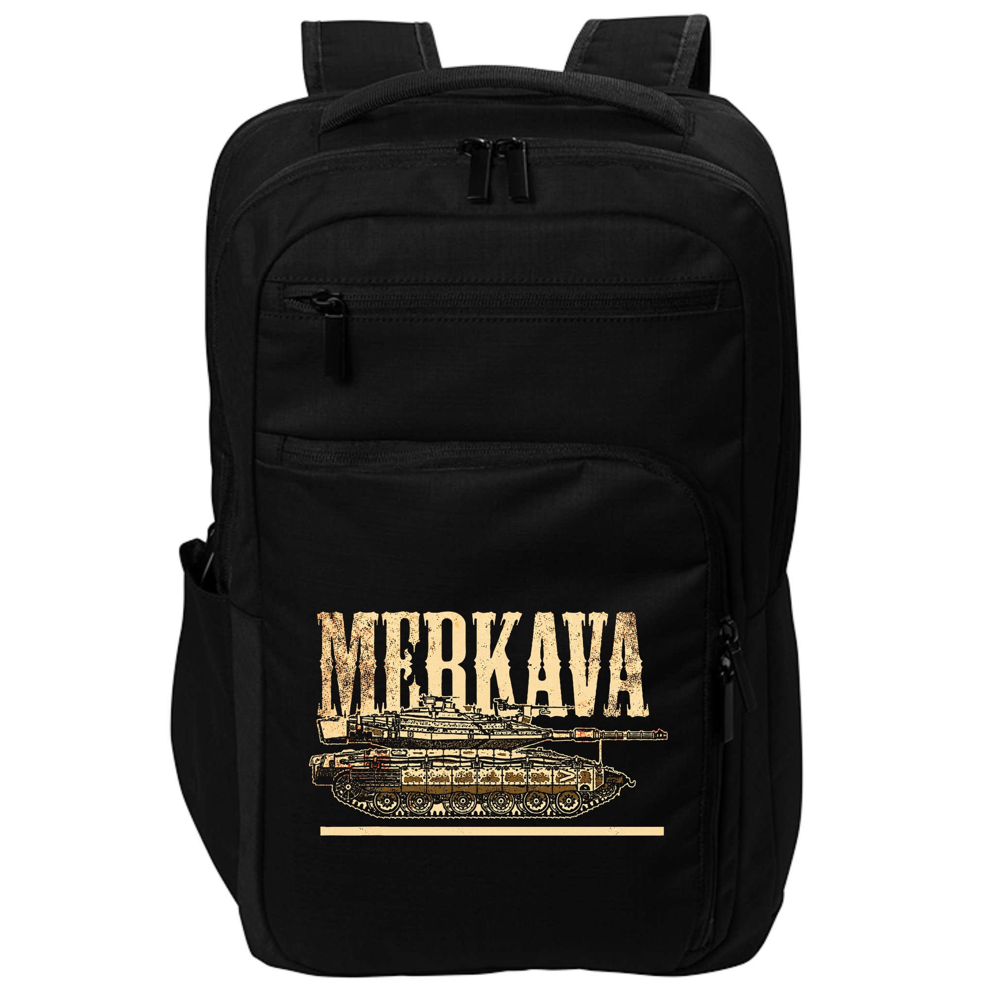 Merkava Battle Tank Israel Israeli Military Impact Tech Backpack