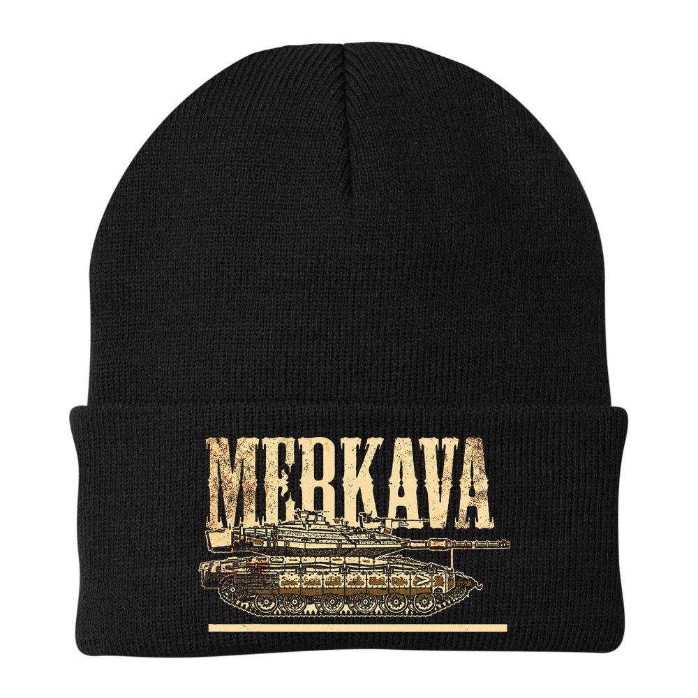 Merkava Battle Tank Israel Israeli Military Beanie