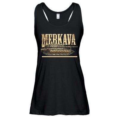 Merkava Battle Tank Israel Israeli Military Ladies Essential Flowy Tank