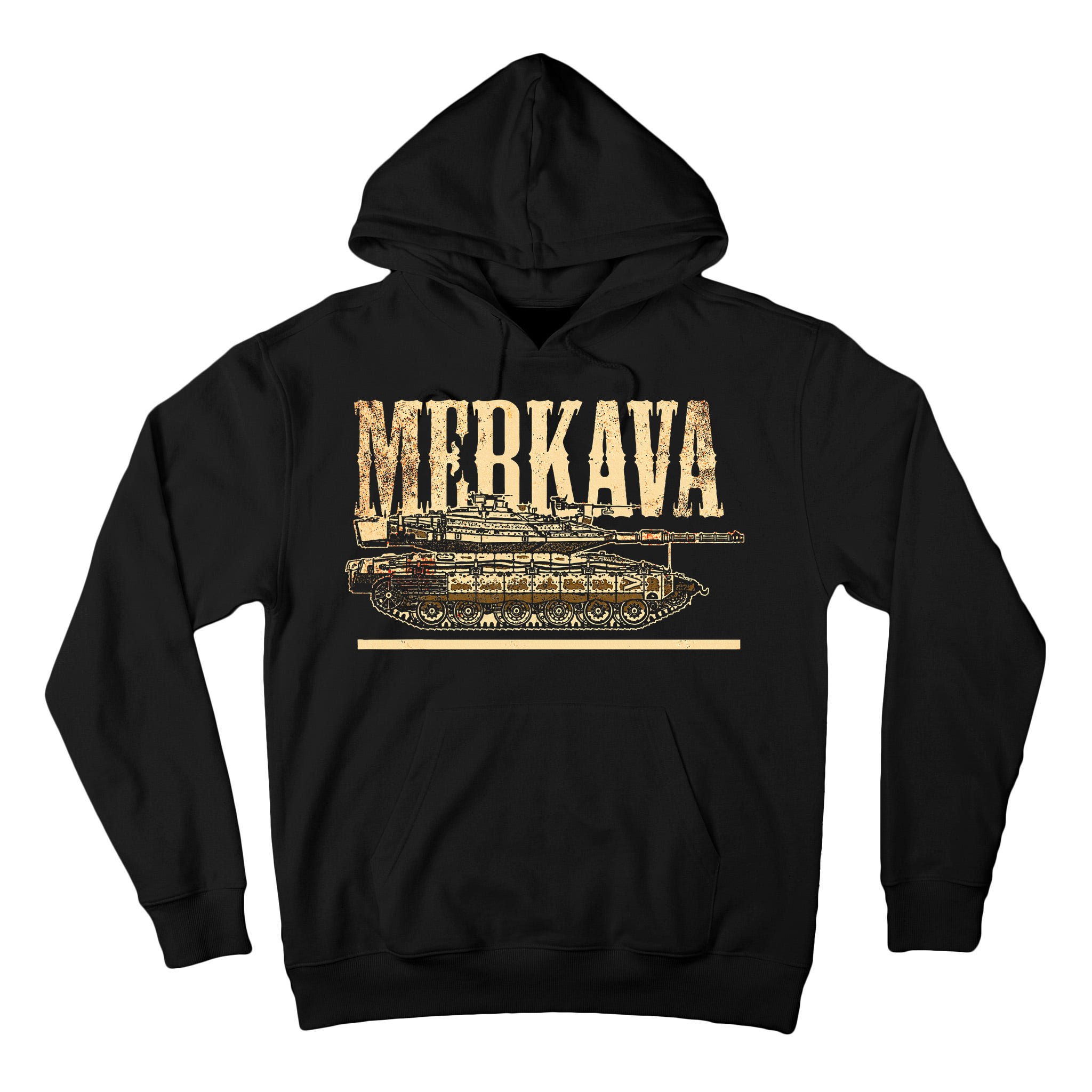 Merkava Battle Tank Israel Israeli Military Tall Hoodie