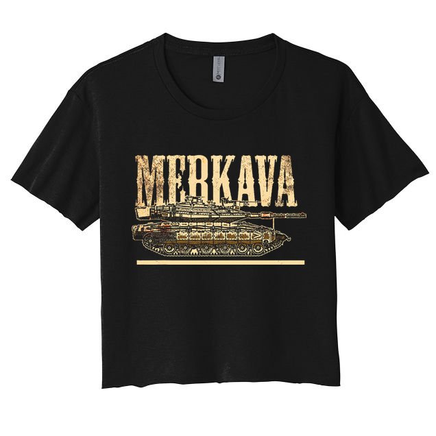 Merkava Battle Tank Israel Israeli Military Crop Top
