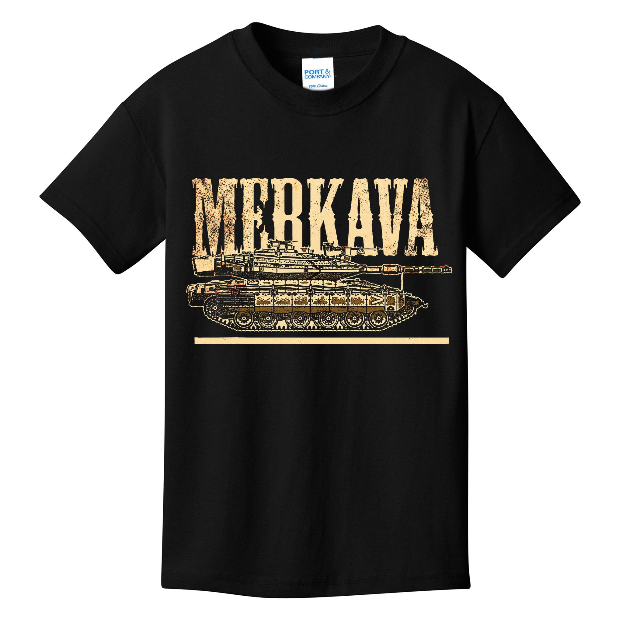 Merkava Battle Tank Israel Israeli Military Kids T-Shirt