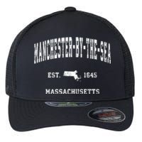 Manchester By The Sea Massachusetts Ma Vintage Athletic Flexfit Unipanel Trucker Cap