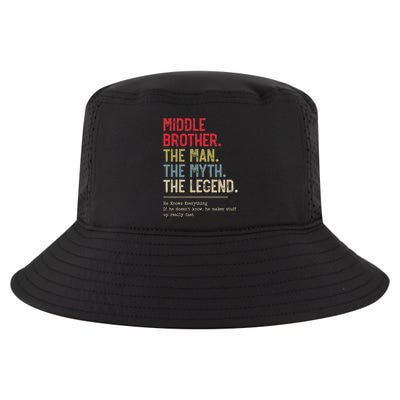 Middle Brother The Man The Myth The Legend For Brother Cool Comfort Performance Bucket Hat