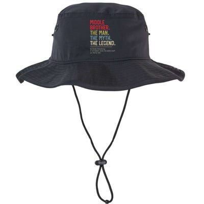 Middle Brother The Man The Myth The Legend For Brother Bucket Hat