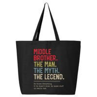 Middle Brother The Man The Myth The Legend For Brother 25L Jumbo Tote