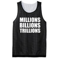 Millions Billions Trillions Mesh Reversible Basketball Jersey Tank