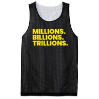 Millions Billions Trillions Mesh Reversible Basketball Jersey Tank