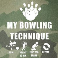 My Bowling Technique Legacy Tie Dye Trucker Hat