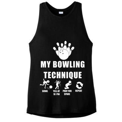 My Bowling Technique Ladies PosiCharge Tri-Blend Wicking Tank