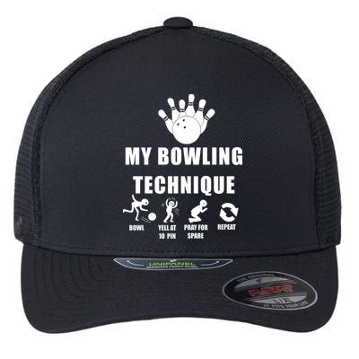 My Bowling Technique Flexfit Unipanel Trucker Cap