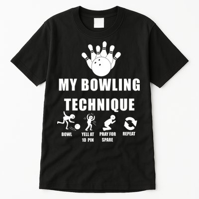 My Bowling Technique Tall T-Shirt