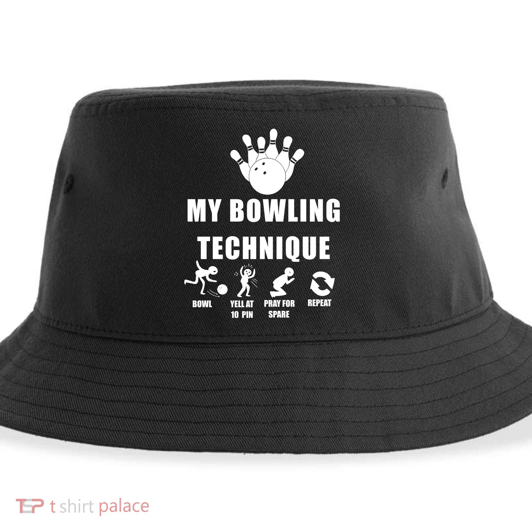 My Bowling Technique Sustainable Bucket Hat