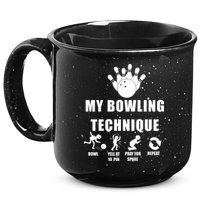My Bowling Technique 15oz Campfire Ceramic Mug