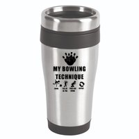 My Bowling Technique 16oz Travel Tumbler