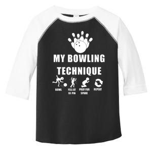 My Bowling Technique Toddler Fine Jersey T-Shirt