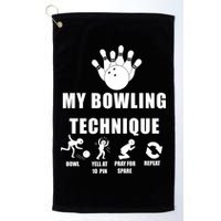 My Bowling Technique Golf Towel