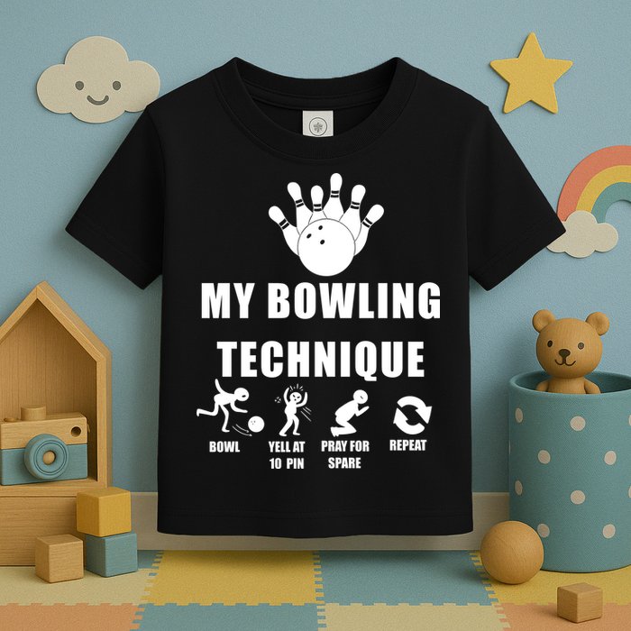 My Bowling Technique Toddler T-Shirt