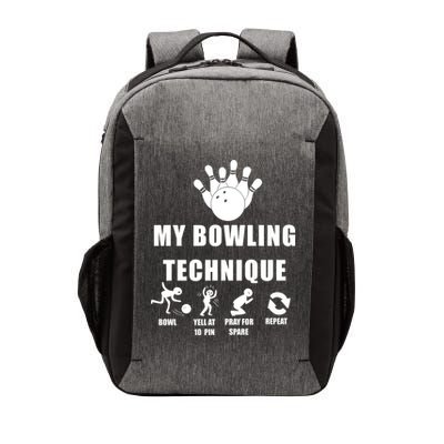 My Bowling Technique Vector Backpack