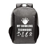 My Bowling Technique Vector Backpack