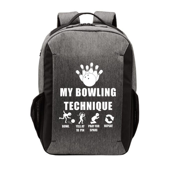 My Bowling Technique Vector Backpack