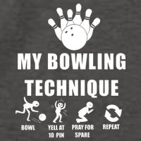 My Bowling Technique Vector Backpack