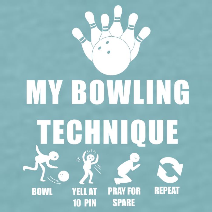 My Bowling Technique Sueded Cloud Jersey T-Shirt