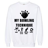 My Bowling Technique Garment-Dyed Sweatshirt