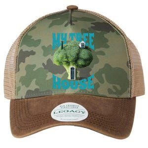 My Broccoli Tree House Funny Legacy Tie Dye Trucker Hat