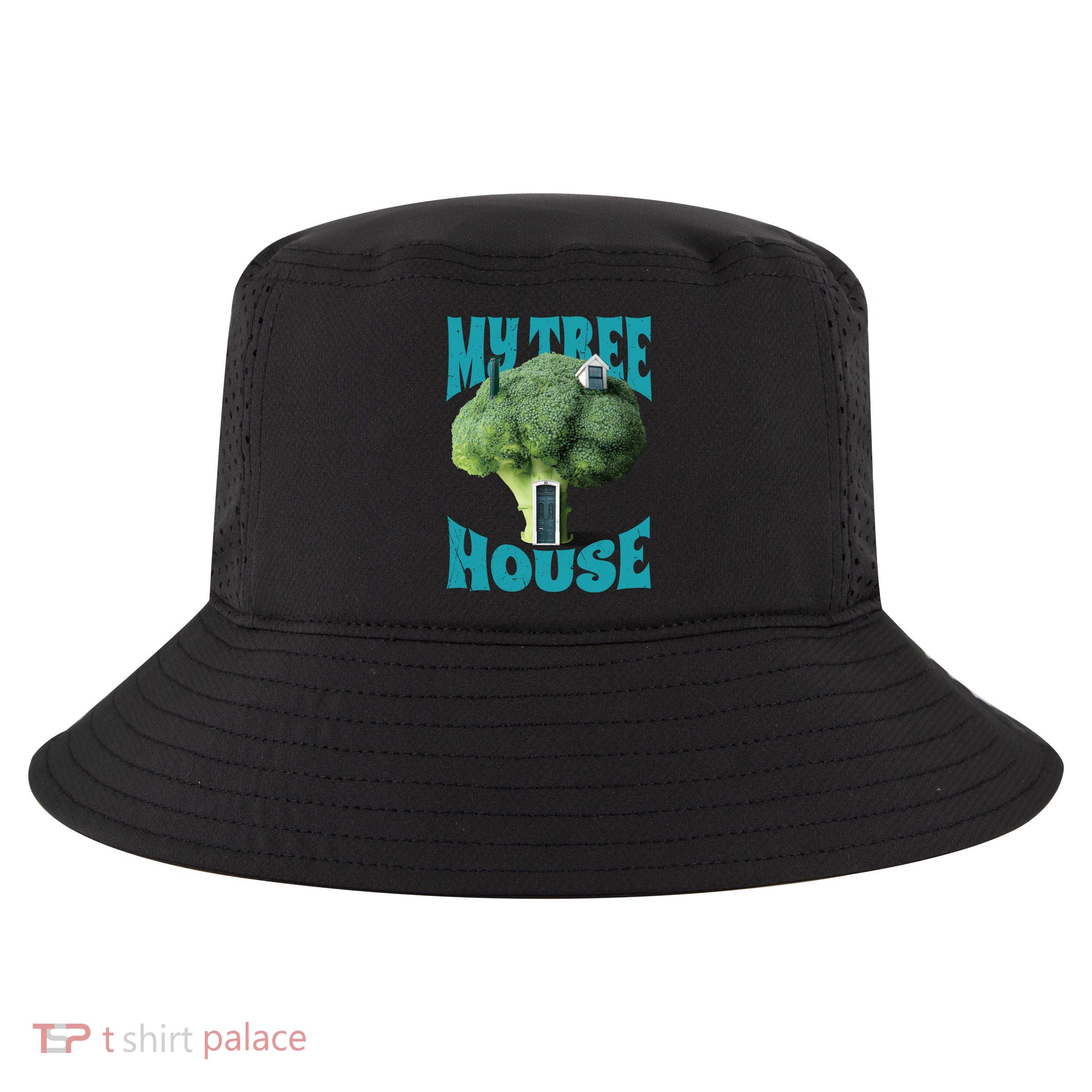 My Broccoli Tree House Funny Cool Comfort Performance Bucket Hat