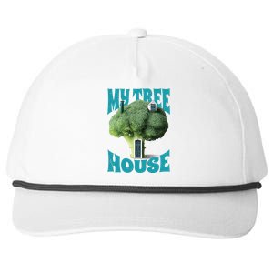 My Broccoli Tree House Funny Snapback Five-Panel Rope Hat