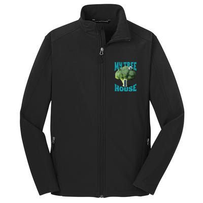 My Broccoli Tree House Funny Core Soft Shell Jacket