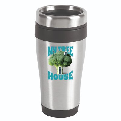 My Broccoli Tree House Funny 16oz Travel Tumbler