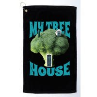 My Broccoli Tree House Funny Golf Towel