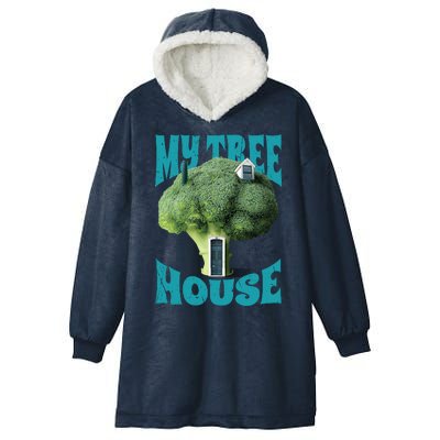 My Broccoli Tree House Funny Hooded Wearable Blanket