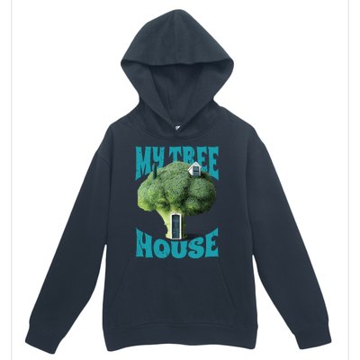 My Broccoli Tree House Funny Urban Pullover Hoodie