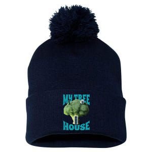 My Broccoli Tree House Funny Pom Pom 12in Knit Beanie