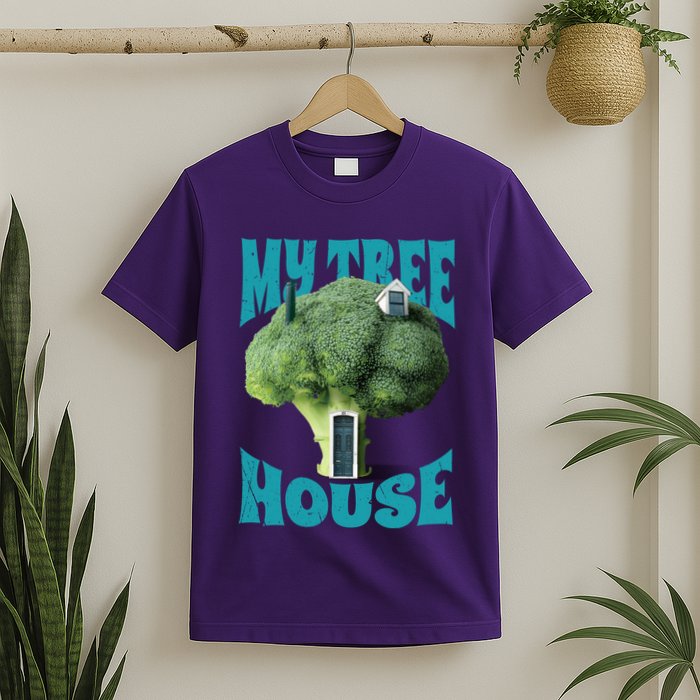 My Broccoli Tree House Funny T-Shirt