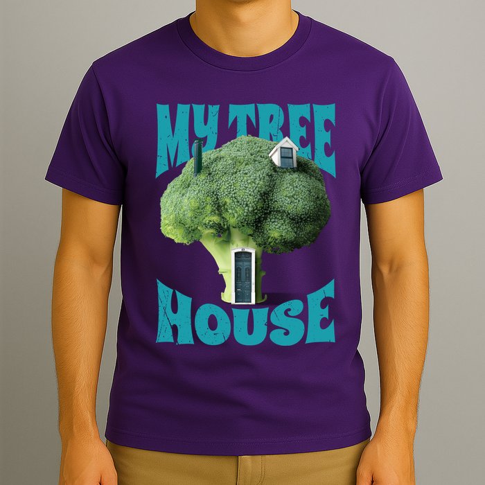 My Broccoli Tree House Funny T-Shirt