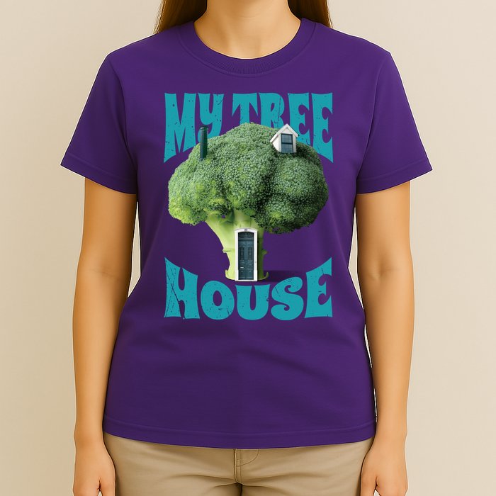 My Broccoli Tree House Funny T-Shirt