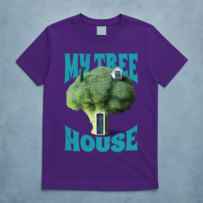 My Broccoli Tree House Funny T-Shirt