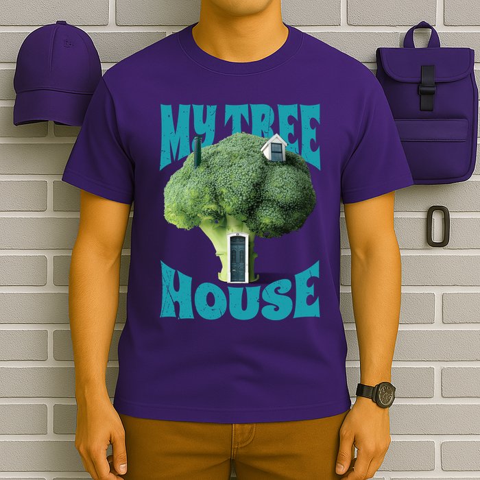My Broccoli Tree House Funny T-Shirt