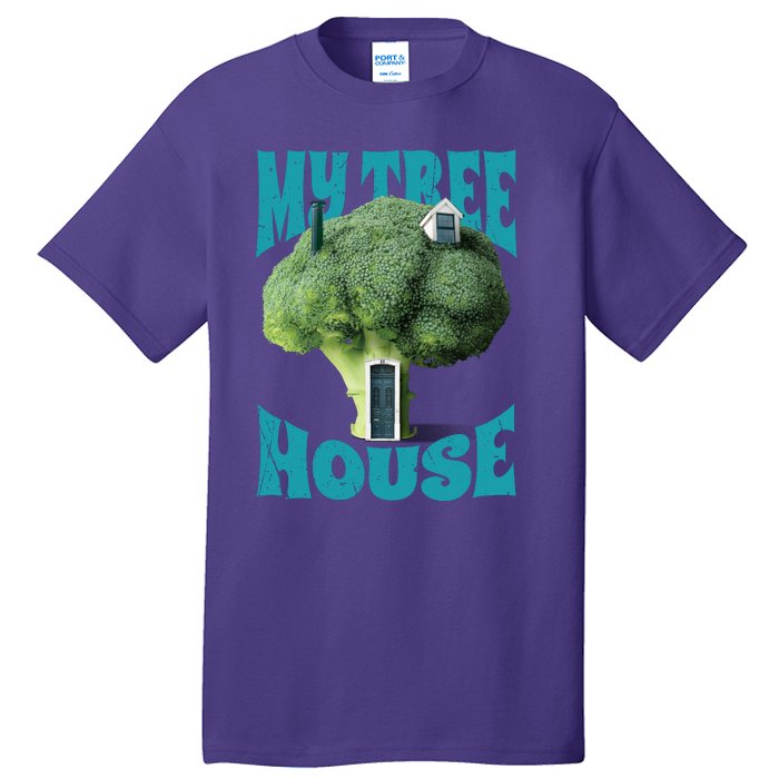 My Broccoli Tree House Funny Tall T-Shirt