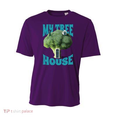 My Broccoli Tree House Funny Youth Performance Sprint T-Shirt