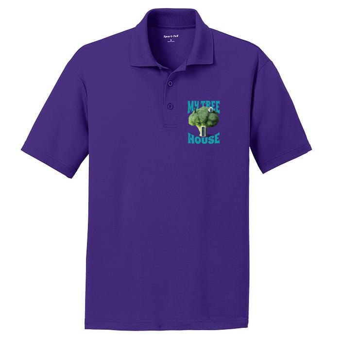 My Broccoli Tree House Funny PosiCharge RacerMesh Polo