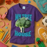 My Broccoli Tree House Funny Kids T-Shirt