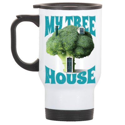 My Broccoli Tree House Funny Stainless Steel Travel Mug