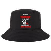 My Bowling Technique Is Top Secret funny bowling Cool Comfort Performance Bucket Hat