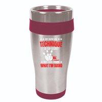 My Bowling Technique Is Top Secret funny bowling 16oz Travel Tumbler