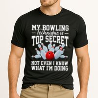 My Bowling Technique Is Top Secrets Funny Bowler Bowling Performance Shirt